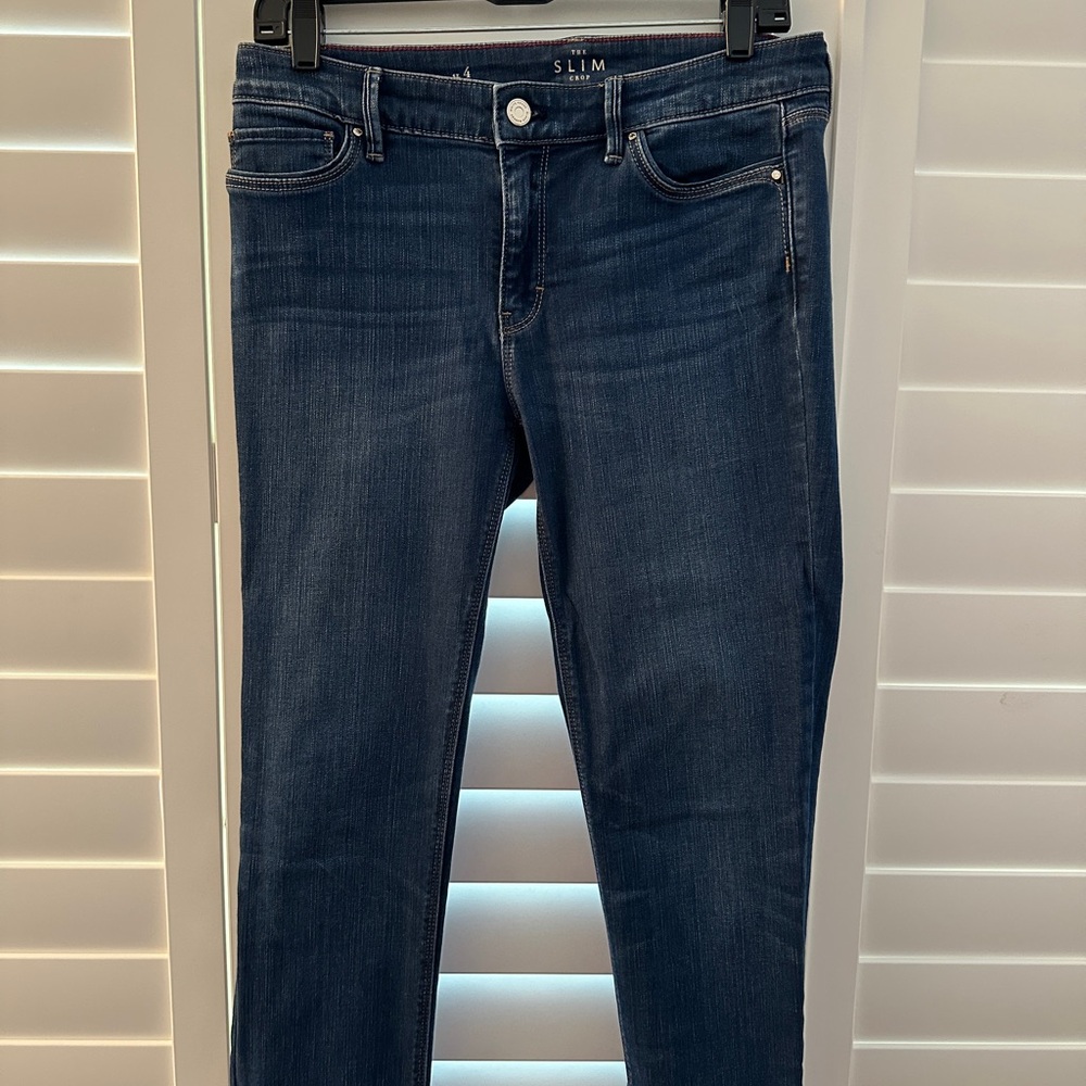 White House Black Market Blue Skinny Denim